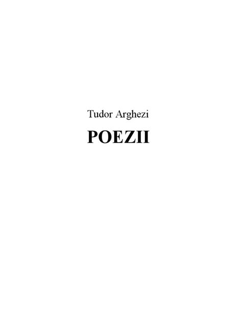 tudor arghezi poezii pdf.